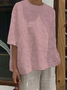 Lace Casual Loose Comfort Top