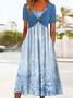 Loose Casual Floral Two-Piece Set