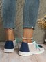 Breathable Hollow out Color Block Casual Boat Shoes