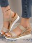 Holiday Snake Wedge Sandals