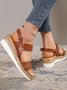 Holiday Snake Wedge Sandals