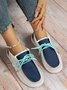 Breathable Hollow out Color Block Casual Boat Shoes