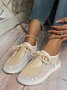 Breathable Hollow out Color Block Casual Boat Shoes