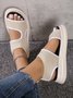 Casual Cut Out Mesh Fabric Slip On Sandals