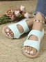 Breathable Hollow out Mesh Fabric Velcro Beach Sandals