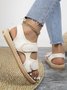 Breathable Hollow out Mesh Fabric Velcro Beach Sandals