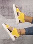 Casual Cut Out Mesh Fabric Slip On Sandals
