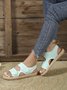 Breathable Hollow out Mesh Fabric Velcro Beach Sandals