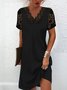 Casual Devore Jersey Dress