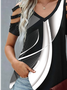 Casual Jersey Cut-Outs Shirt