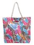 Bohemia Tropical Plant Pattern Large Capacity Shoulder Bag Casual Urban Women's Tote Bag