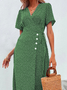 Loose Polka Dots Vacation Dress