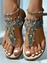 Soft Comfortable Fashion Party Rhinestone Flip Sandals