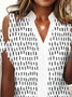 Casual Hollow Out Geometric Shirt