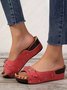 Casual Wedge Platform Slippers