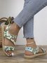 Floral Snake Casual Beach Sandals