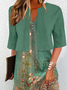 Ethnic Floral Casual Two-Piece Set