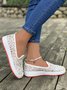 Breathable Mesh Abstract Sequin Slip On Shoes
