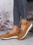 Casual Metal Chain Decor Loafers