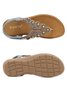 Boho Beaded Rhinestone Comfy Thong Sandals