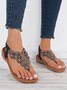 Boho Beaded Rhinestone Comfy Thong Sandals