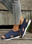Colorful Triangle Graphic Flyweave Sports Sandals
