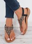 Boho Beaded Rhinestone Comfy Thong Sandals