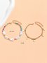 Pearl Beaded Layered Anklet Casual Holiday Bohemian Women's Jewelry