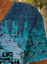 Plus Size Loose Jersey Ethnic Casual T-Shirt