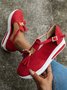 Tassels Suede Casual T-shaped Flat Shoes