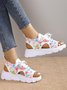 Breathable Casual Floral Print Sports Sandals