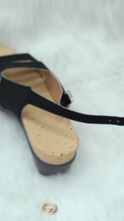 Soft Platform Thong Sandals