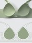 Breathable Comfortable Traceless Lifting Water Drop Mold Cup Daily Bra