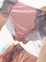 Breathable High Elastic Sexy Exquisite Lace Mid Waist Panties