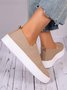Breathable Mesh Fabric Slip On Sneakers