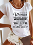 I’m The Kind Of Woman That When My Feet Hit The Floor Each Morning The Devil Says T-Shirt