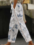 Floral Lace Casual Loose Pants