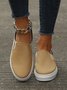 Solid Color Multi-color Options Slip-on Canvas Shoes