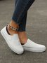 Solid Color Multi-color Options Slip-on Canvas Shoes