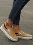 Solid Color Multi-color Options Slip-on Canvas Shoes