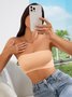 Women Breathable Comfortable Back Unbutton No Trace Tube Top Bra & Bralette