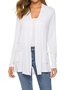 Loose Plain Casual Kimono