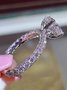 wish hot new flash diamond round princess ring European and American fashion female engagement proposal diamond ring ring