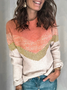 Crew Neck Casual Sweater