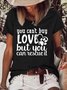 Women's Casual You Can't Buy Love But You Can Rescue It T-Shirt