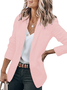 Casual Plain Blazer