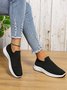 Solid Color Cushioning Breathable High Elastic Fly Woven Sneakers