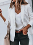 Casual Plain Blazer