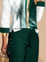 Plain Casual Others Regular Fit Two-Piece Set