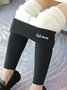 Fleece Knitted Casual Legging